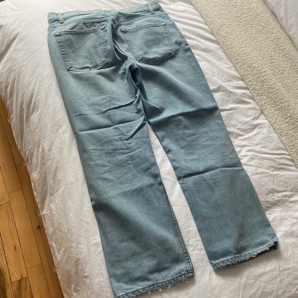 Reformation Danny Mid Relaxed Jean in color Skye size 29 - Picture 7 of 8